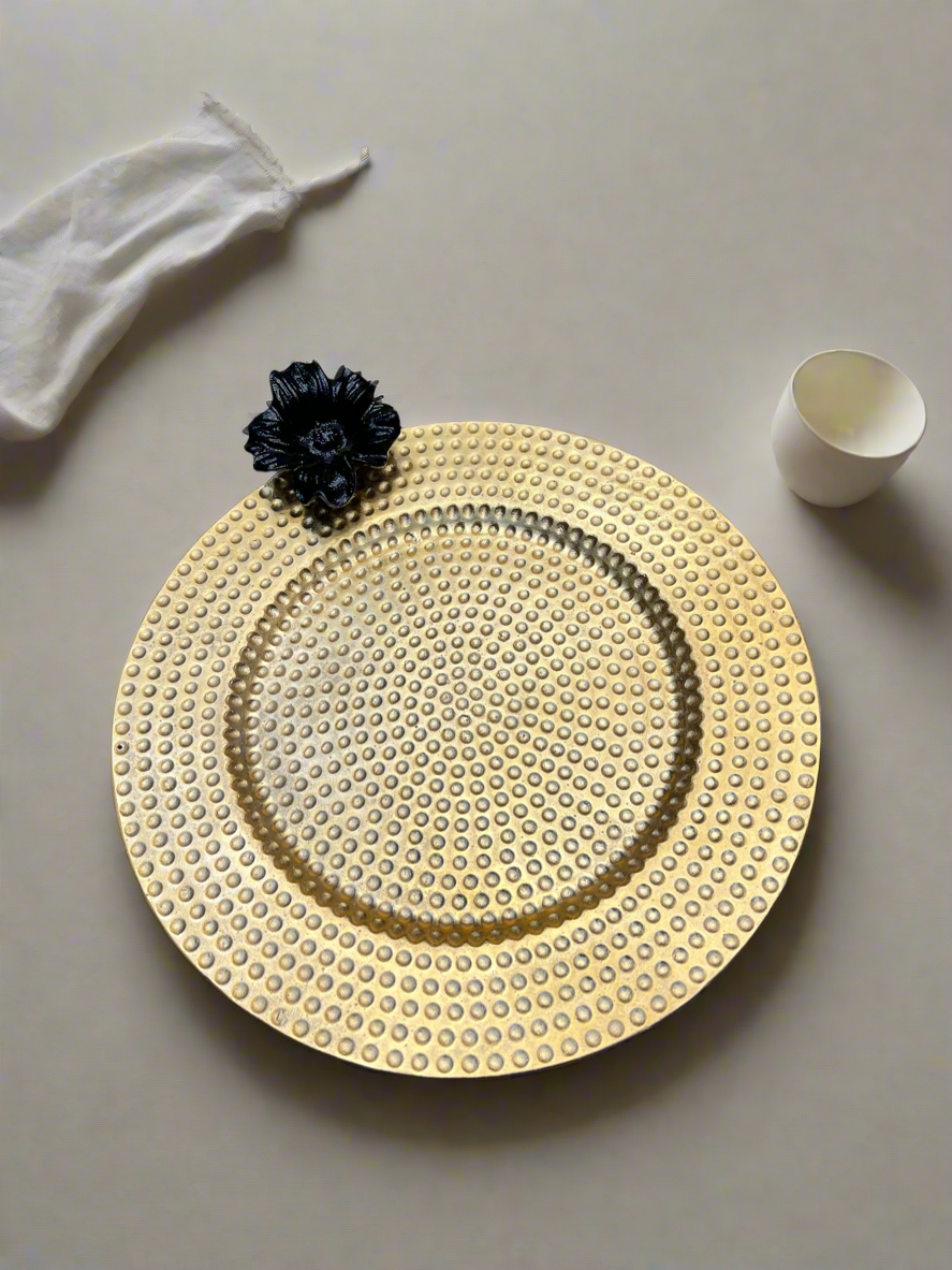 Hammered Plate - LA Home Store