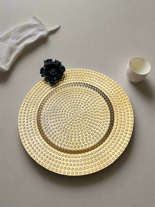 Hammered Plate - LA Home Store