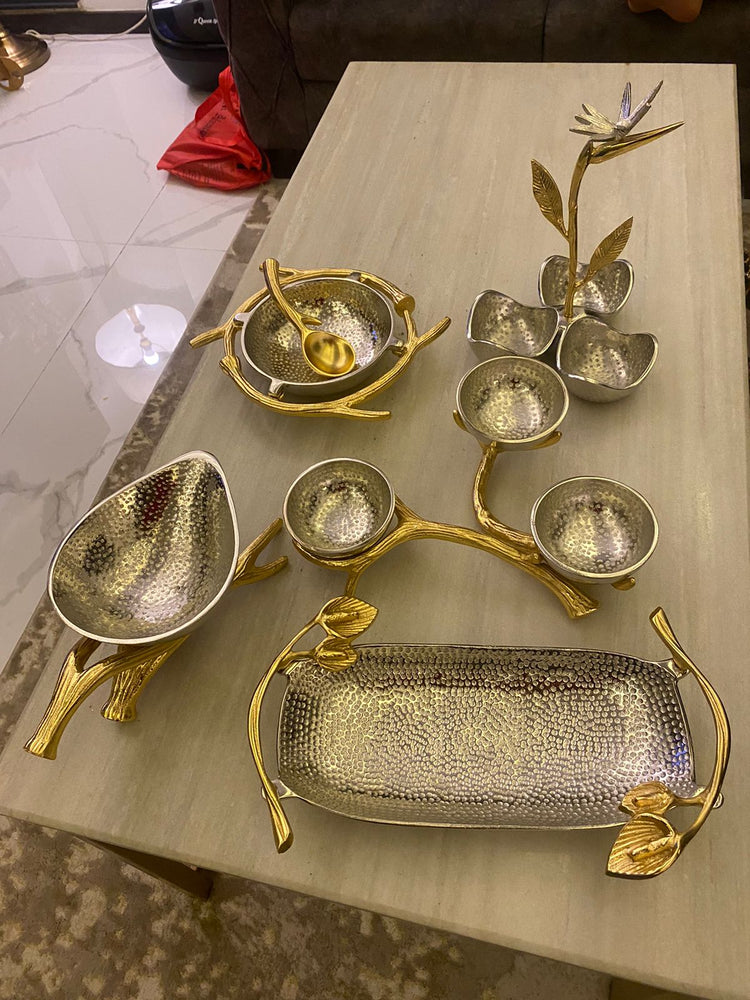 Silver Metal Dishes