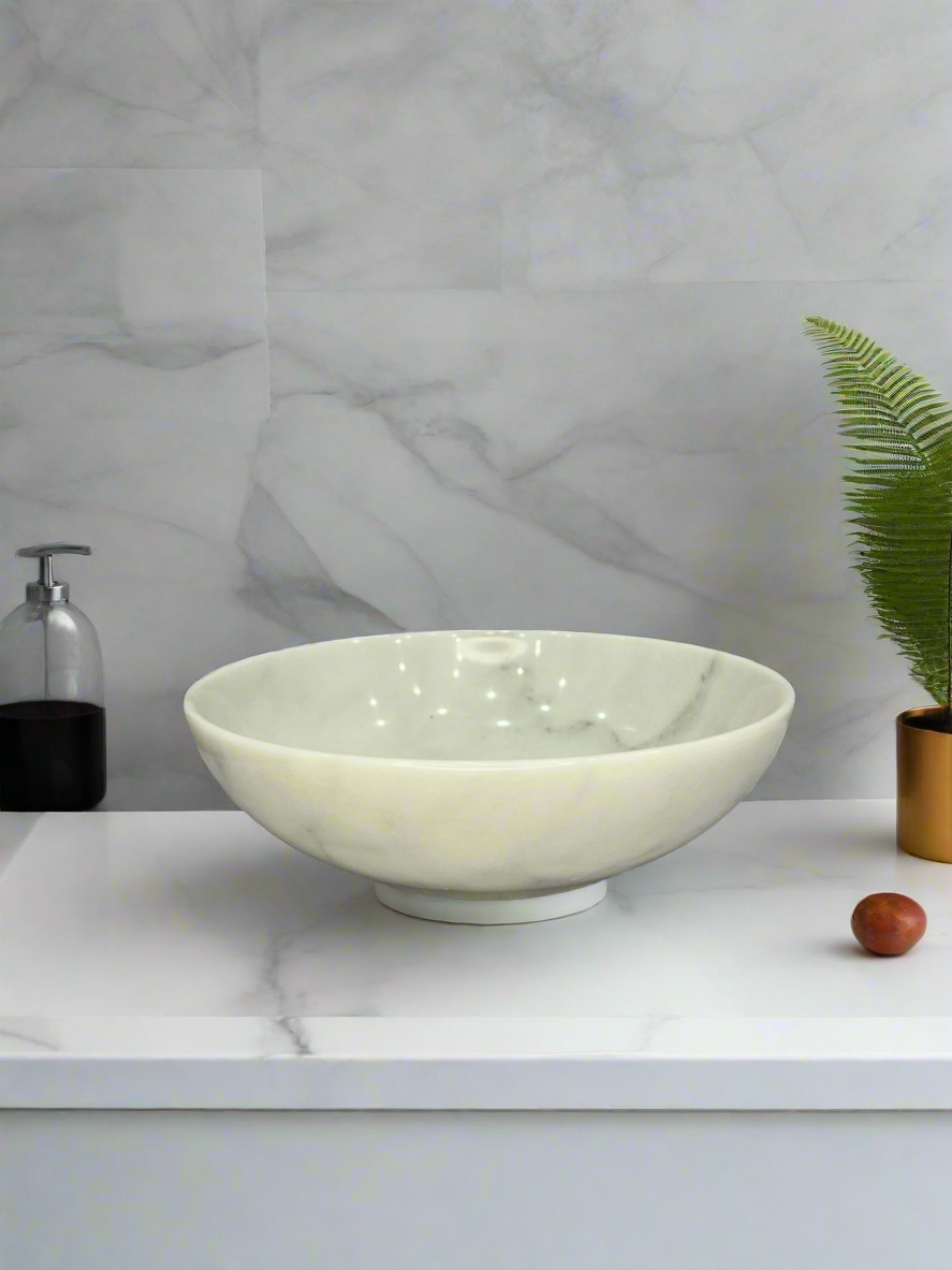 MARBLE - DEEP BOWL - 25cm - LA Home Store