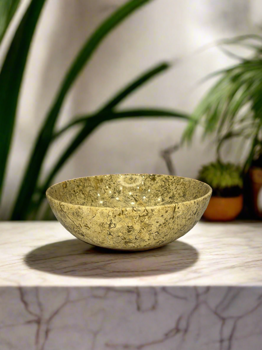 MARBLE - DEEP BOWL - 25cm - LA Home Store