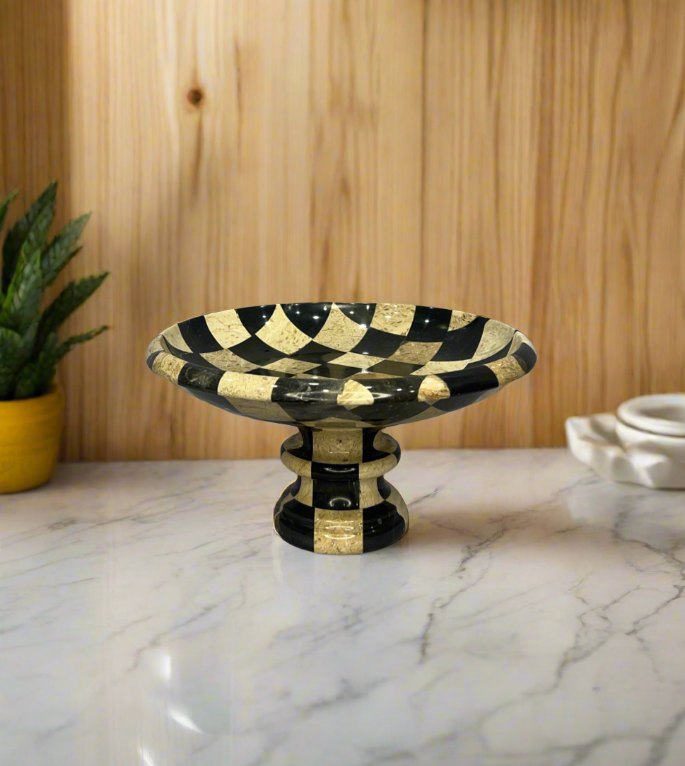 Marble Fruit Dish - LA Home Store