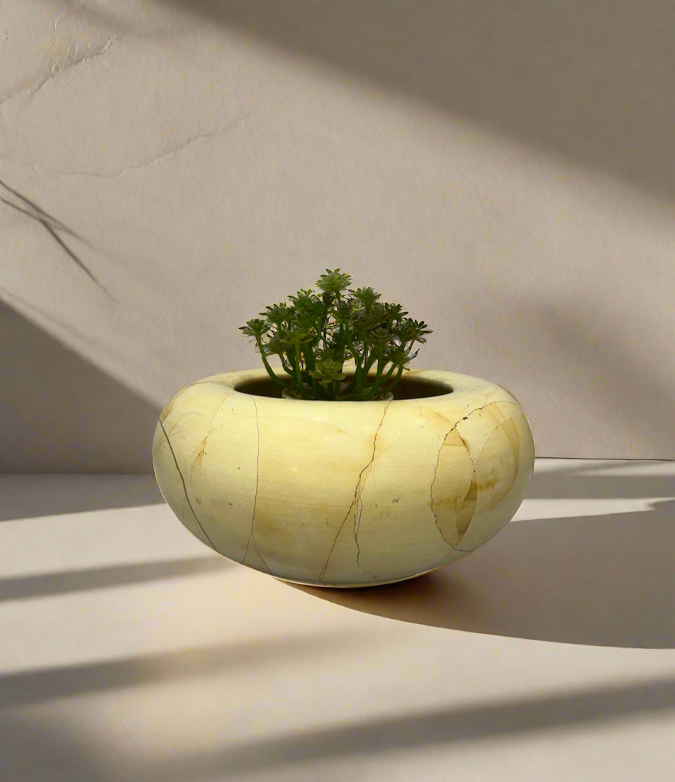 Marble Planter - LA Home Store