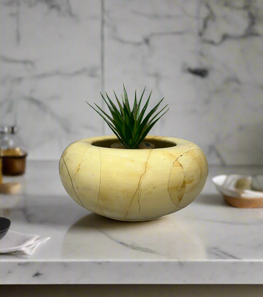 Marble Planter - LA Home Store