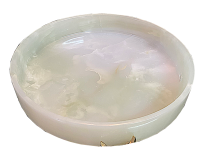 MARBLE - FLAT BOWL - 20cm - LA Home Store