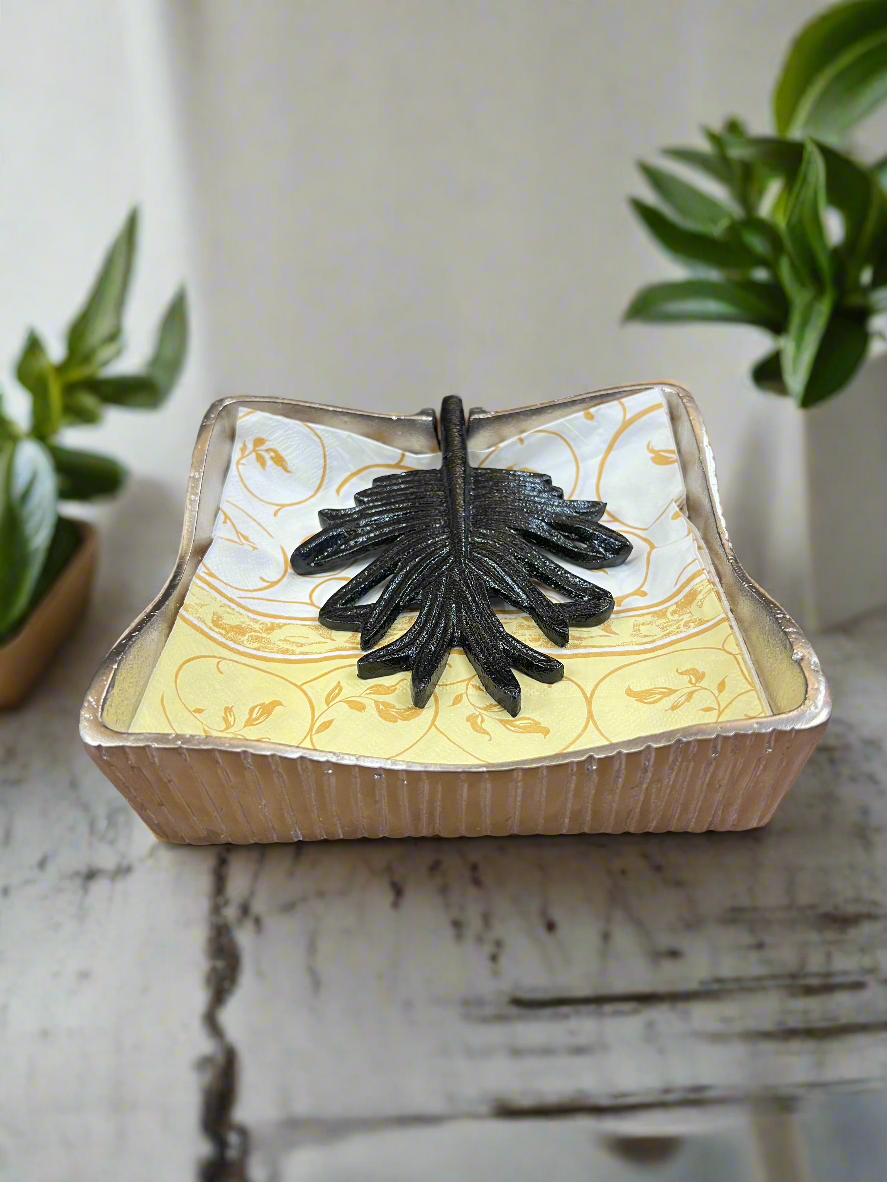 Pinnate Leaf Napkin Holder - LA Home Store