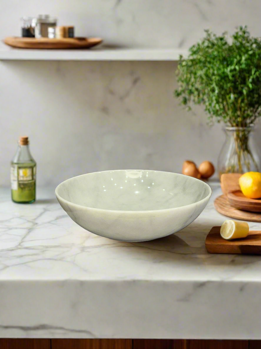 MARBLE - DEEP BOWL - 30cm - LA Home Store