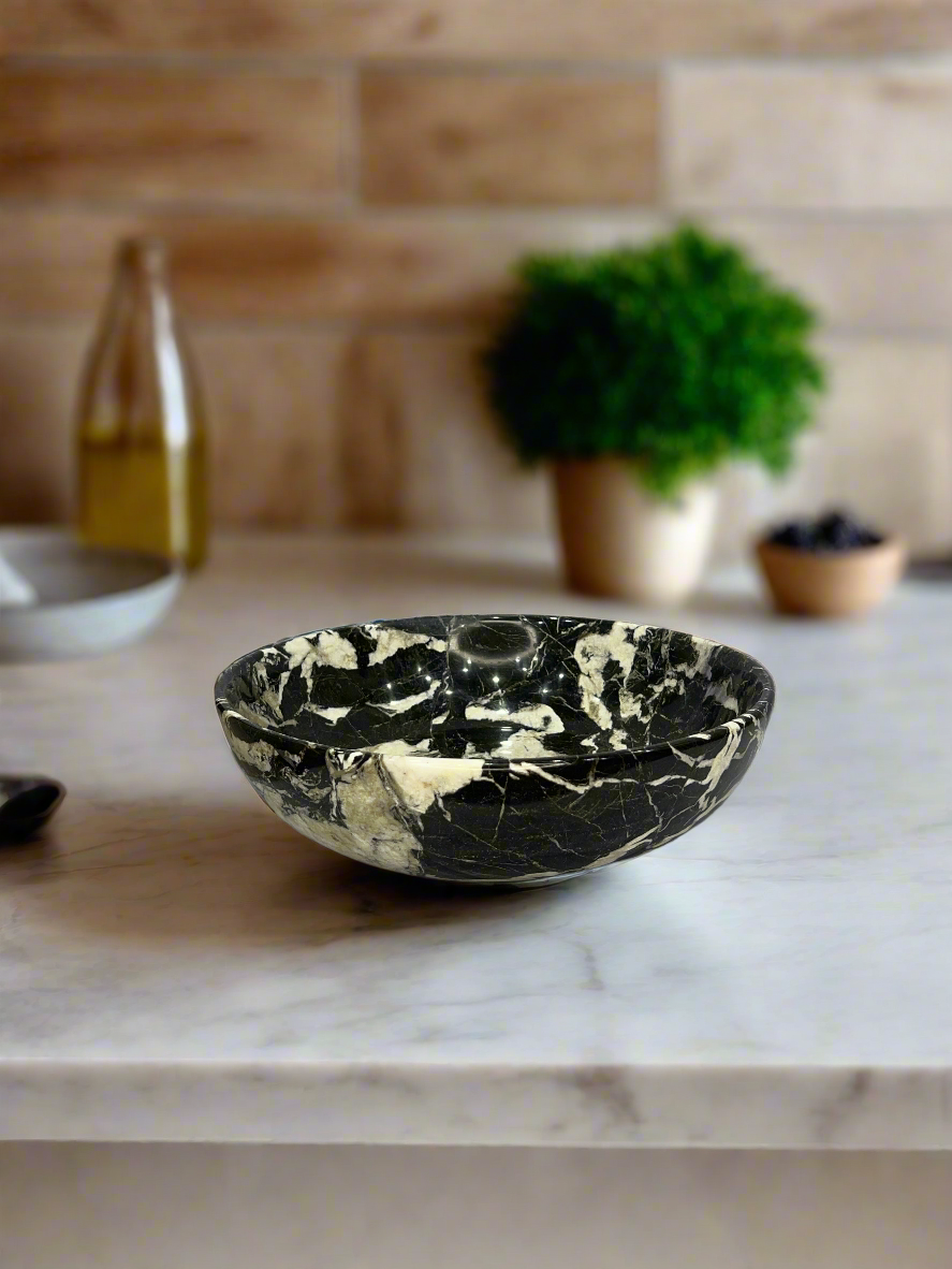 MARBLE - DEEP BOWL - 30cm - LA Home Store