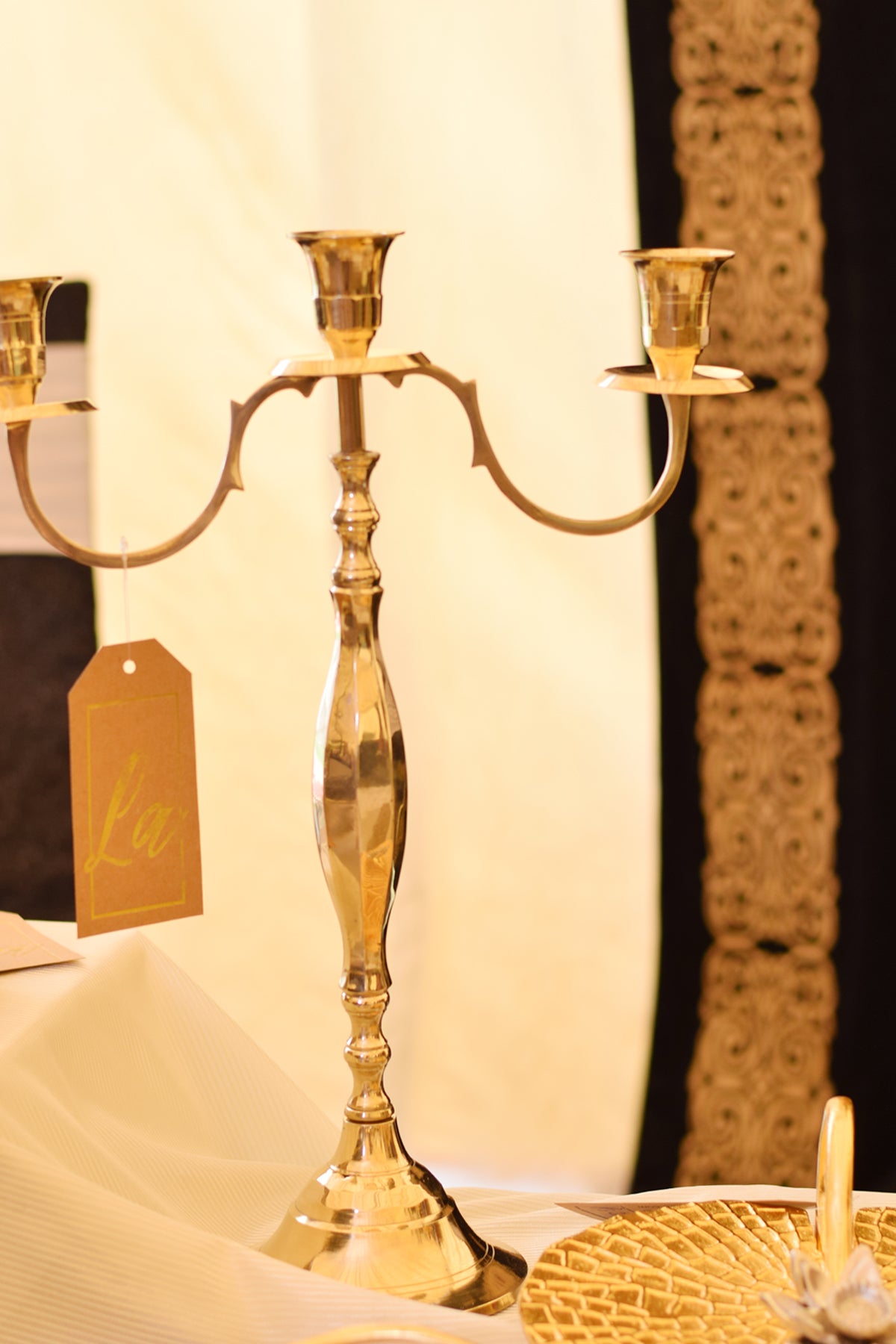 Candelabra - Tall - Single Candle - LA Home Store